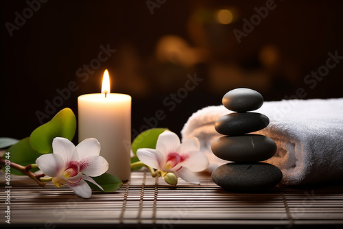 Candles and Stones: Meditation Tranquility