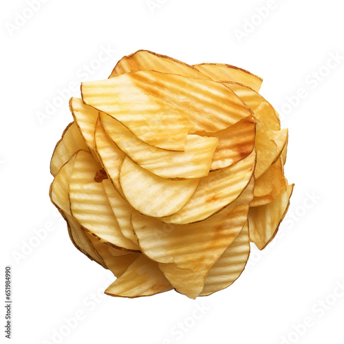 Crunch Time  The Potato Chip - Created with Generative AI Technology  