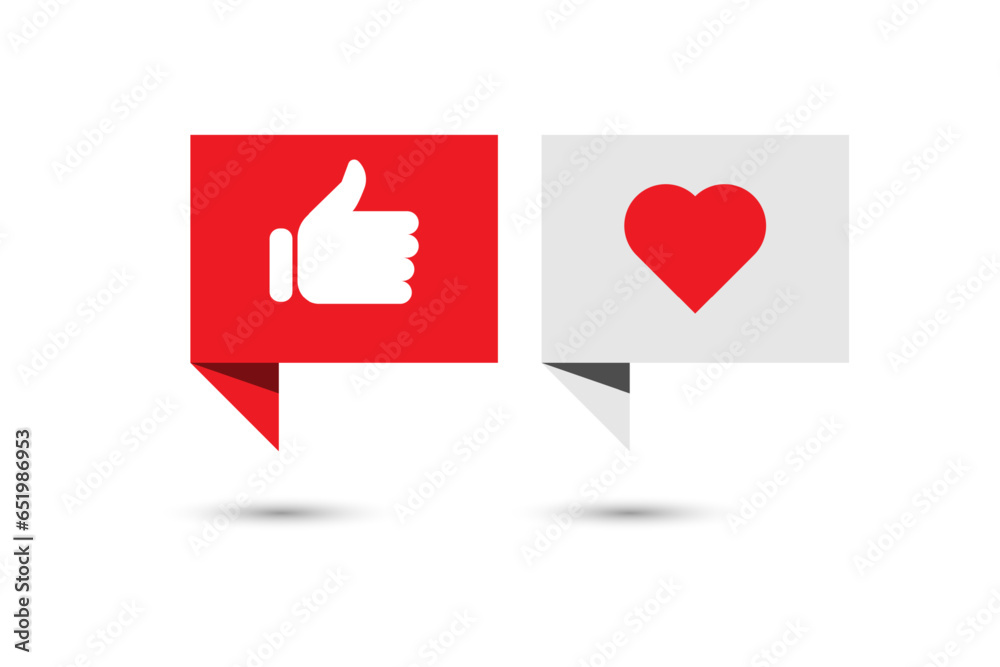 Like symbol icon vector suitable for web and media social template. Like symbol icon vector suitable for web and media social template.