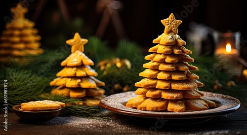 Award-Winning Cheese Christmas Tree Cookies: Multilayered Delight photo