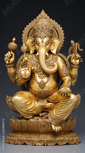 the ganesha are pictured in their sitting pose. © Jacques Evangelista