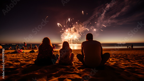 By Bonfire and Beach  A New Year s Night to Remember