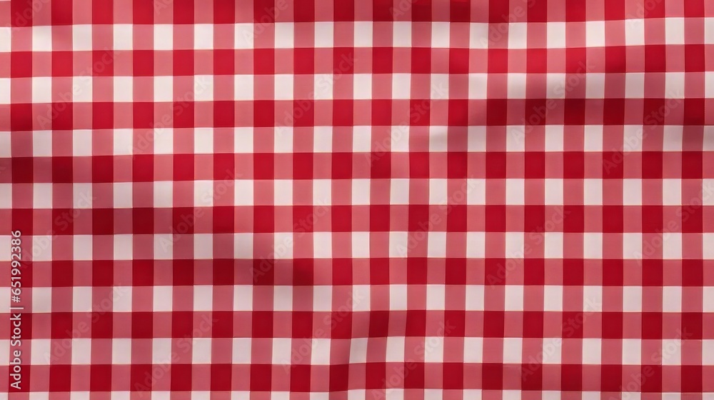 Natural Plaid Fabric Texture, Red Fabric, Abstract Background Natural Plaid Fabric Texture, Red Fabric, Abstract Background