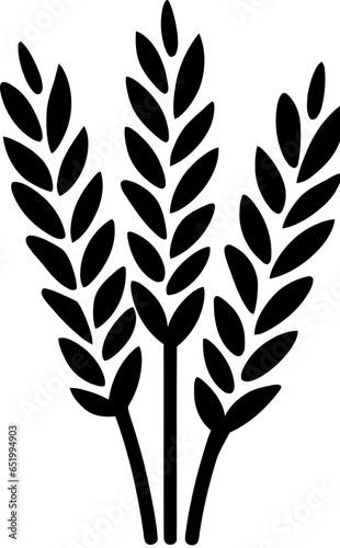 Barley grains icon