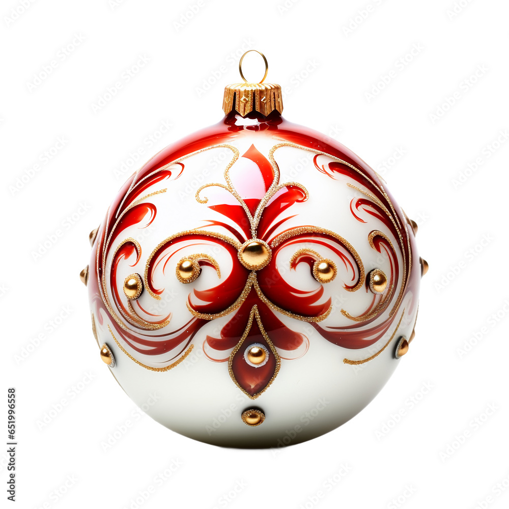 Seasonal Sparkle: The Christmas Ornament - Created with Generative AI Technology 