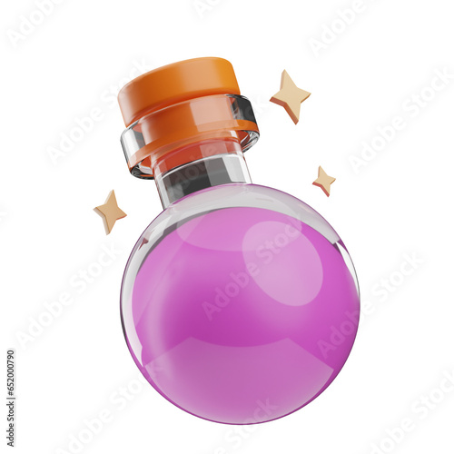 helloween potion halloween 3d illustration