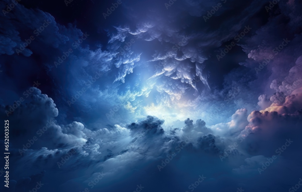 Nebulae and clouds space background