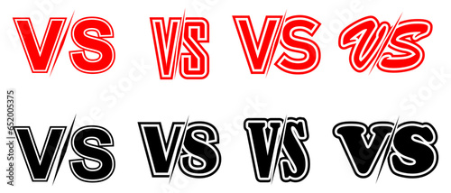 versus letters. Versus Or VS Letters symbol design VS letters for sports, fight, competition, battle, match, game. Flat black font Versus Icon