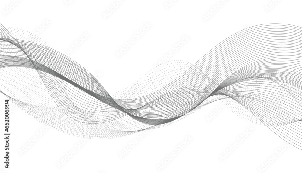 Fototapeta premium Lines for the background. black stripes on a white background. Vector for brochures.