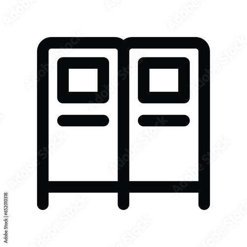 locker line icon. vector icon for your website, mobile, presentation, and logo design.