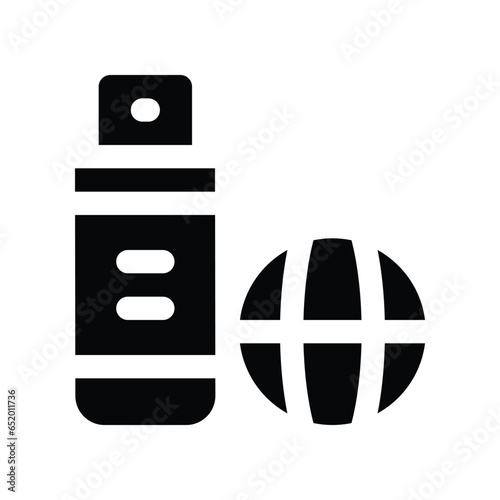 flash drive solid icon. vector icon for your website, mobile, presentation, and logo design.