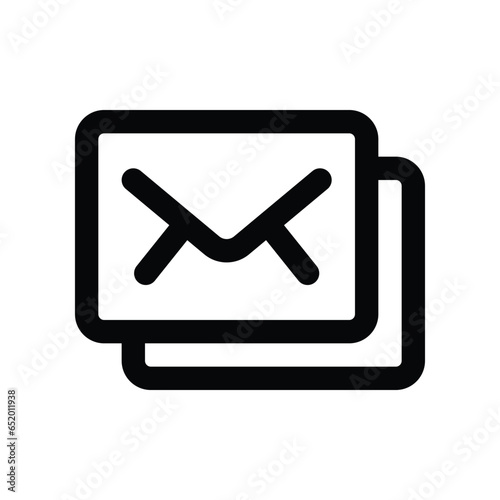 email line icon. vector icon for your website, mobile, presentation, and logo design.