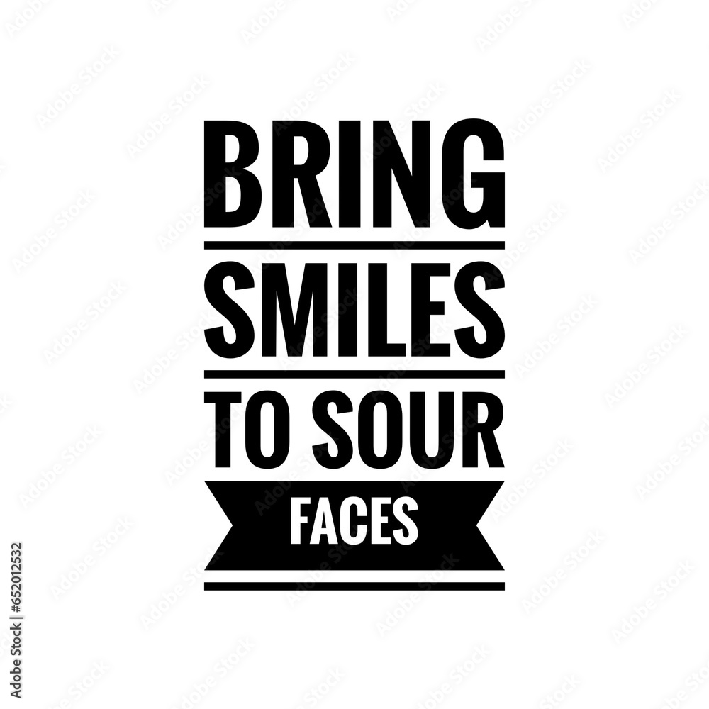 Fototapeta premium Positive Quote Illustration about Smiling
