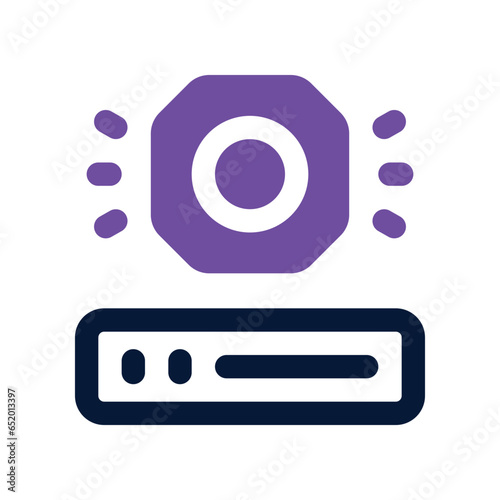 server maintenance dual tone icon. vector icon for your website, mobile, presentation, and logo design.