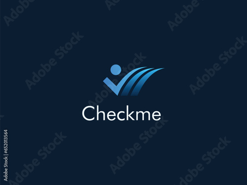 Vector logo for a KYC identity verification company, three check mark