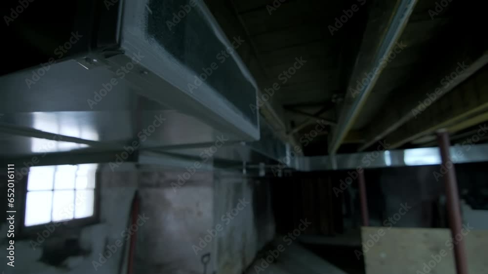 Mounted hvac system air conditioner return in home.Move camera shot footage. move camera Mounted hvac system air conditioner return in home.Move camera shot footage. move camera