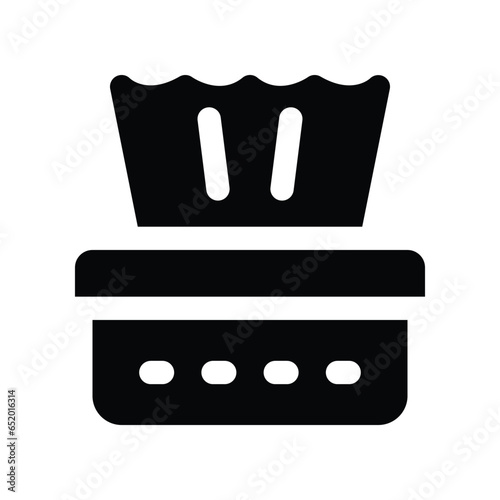 tissue box solid icon. vector icon for your website, mobile, presentation, and logo design.