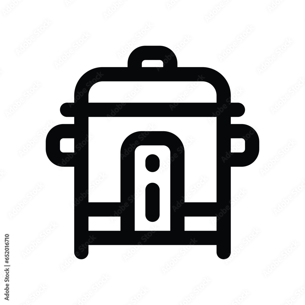 rice cooker line icon. vector icon for your website, mobile, presentation, and logo design. rice cooker line icon. vector icon for your website, mobile, presentation, and logo design.