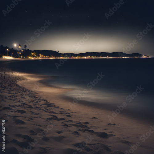 Beach at Night photo