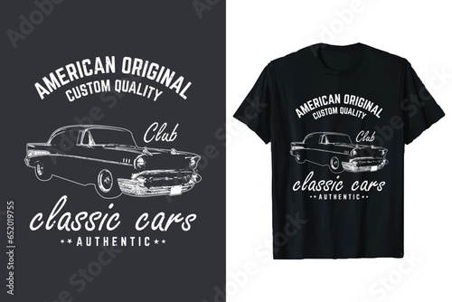 american custom quality classic car vector t-shirt design. old car t shirt design. vintage tshirt design.