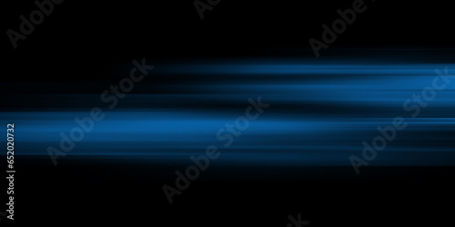  Abstract blue speed lines. Speed ​​of acceleration and movement. Light trails, motion blur effect