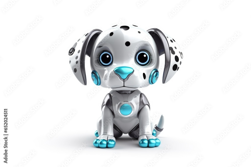 Robot dog isolated on white background Robot dog isolated on white background