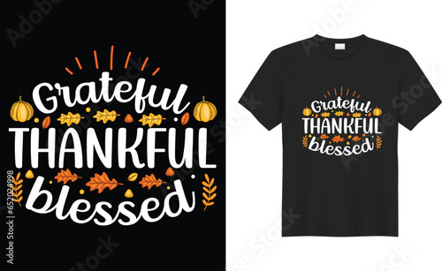 Happy Thanksgiving typography Trendy vector print-ready t-shirt Design. I was thinner before dinner, retro vintage best Holyday t-shirt design, funny Thanksgiving Day turkey Lovers t-shirt design.