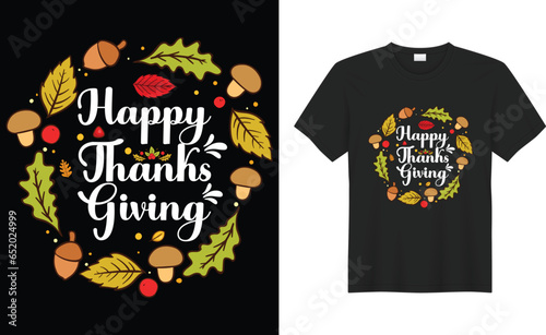 Happy Thanksgiving typography Trendy vector print-ready t-shirt Design. I was thinner before dinner, retro vintage best Holyday t-shirt design, funny Thanksgiving Day turkey Lovers t-shirt design.
