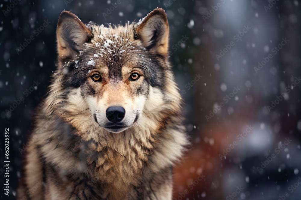 Grey Wolf (Canis lupus) Portrait Grey Wolf (Canis lupus) Portrait