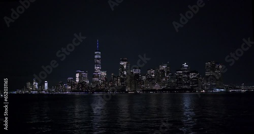 NYC SKYLINE at night.