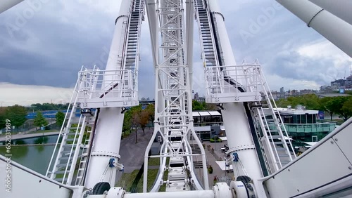 The big Ferris wheel in Montreal