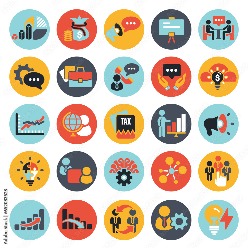 Business and management icon set. Icons for leadership, teamwork, job and work, statistics, analytics and advertising. Flat vector illustration. Blue icon for business collection
Business and management icon set. Icons for leadership, teamwork, job and work, statistics, analytics and advertising. Flat vector illustration. Blue icon for business collection