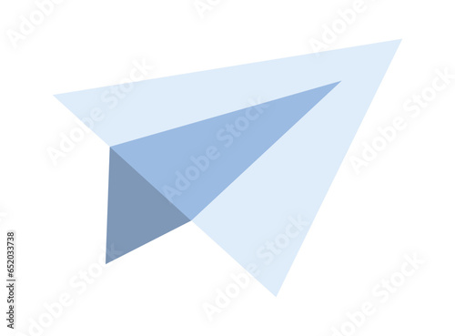 Free Download paper plane icon. cartoon flat simple minimalistic school traveling origami aircraft aviation craft. vector cartoon object. - GFXLoad