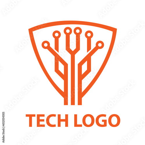 nice tech logo design