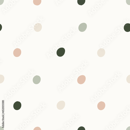 boho style dots set icon pattern