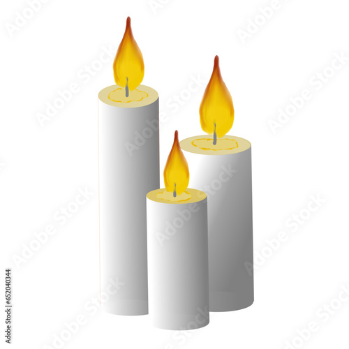 Black candle - great for website, email, greeting card, presentation, postcard, book, t-shirt, sweatshirt, sticker, book, gift wrap, printables, cricut, sublimation, silhouette

