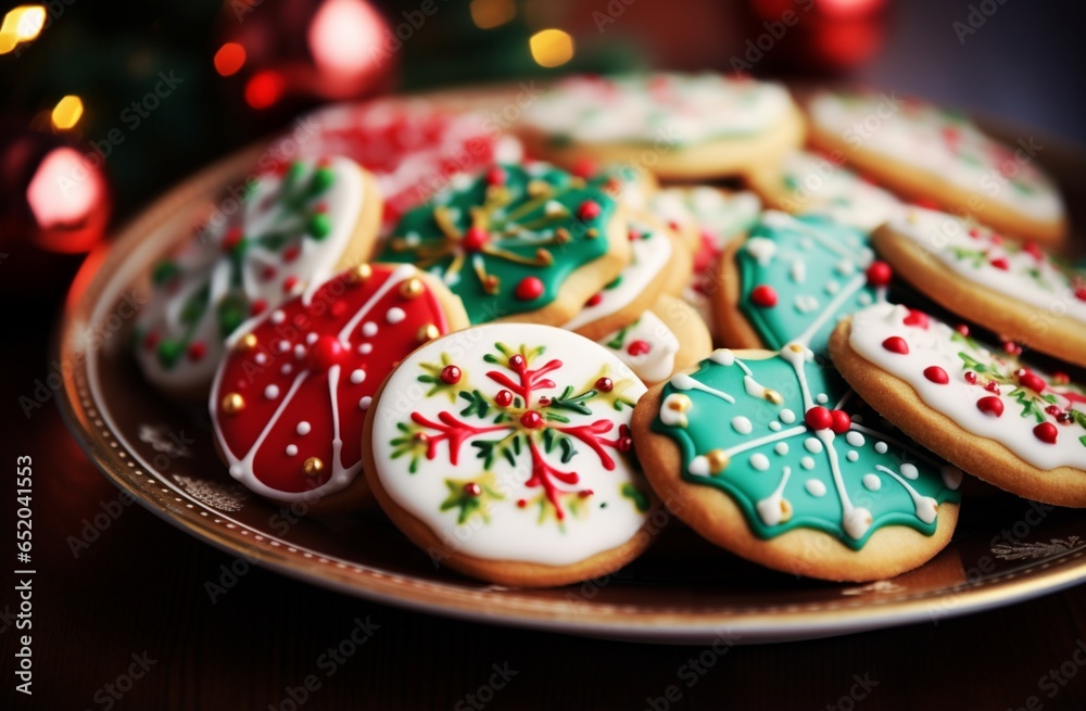 christmas sprinkle cookies