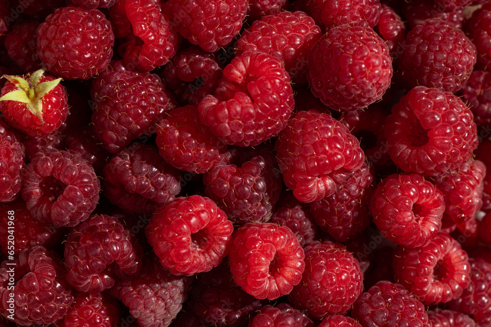 Fresh raspberries close up Fresh raspberries close up
