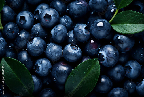 blueberries in a garden