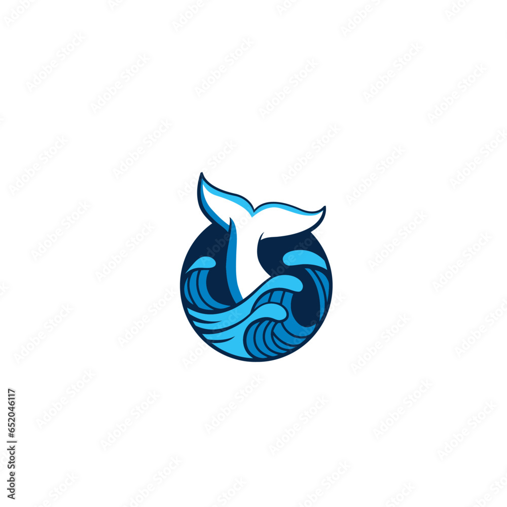 Obraz premium Fish Tail Vector art