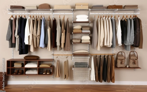 Expandable Closet Organizers Wardrobe Space photo