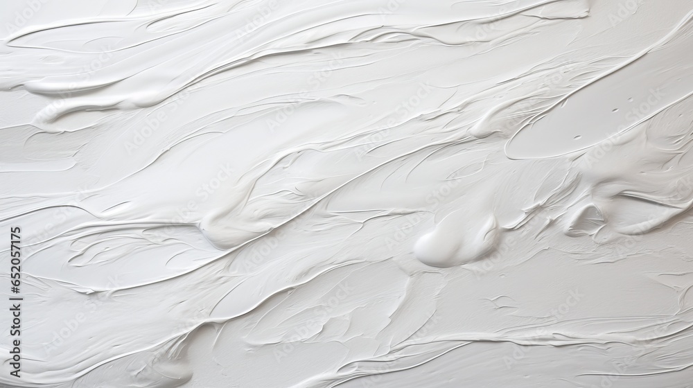 Obraz premium White paint strokes texture.