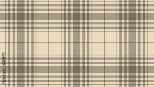 Beige plaid fabric texture as a background