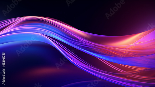 abstract background with neon light.