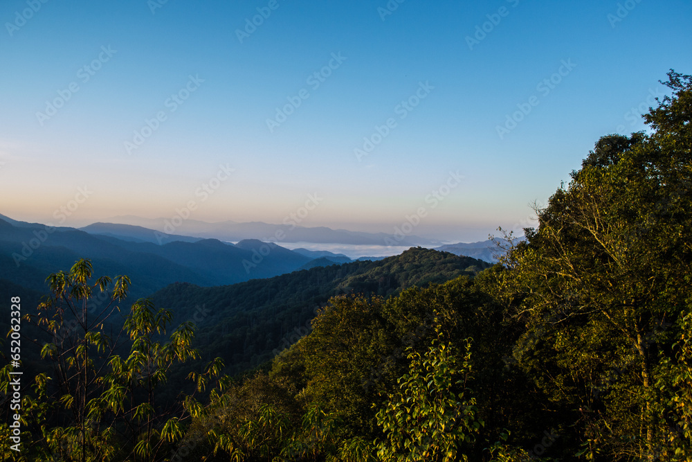 Appalachian Mountain morning scene Appalachian Mountain morning scene