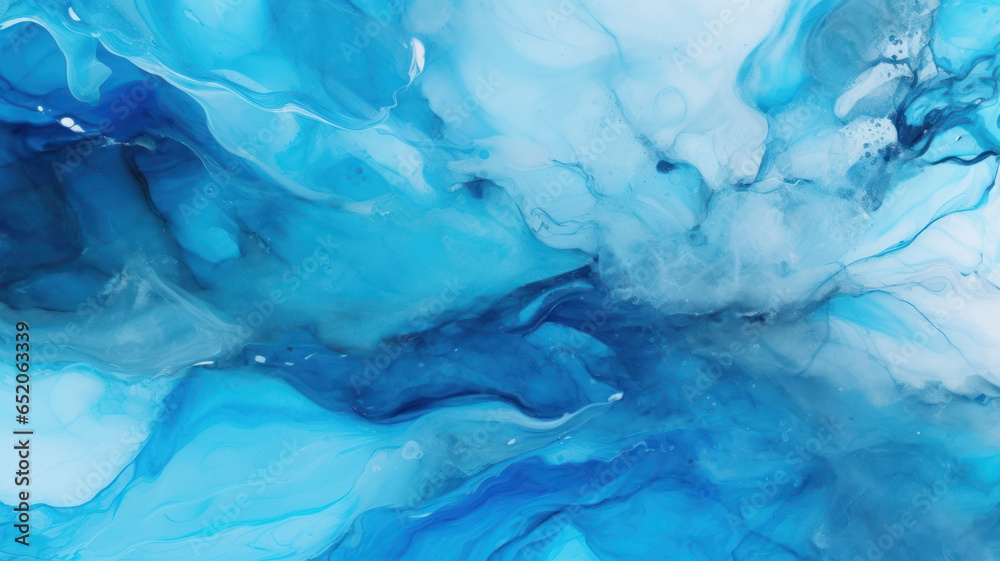 Seamless Blue Ink Marble Pattern Seamless Blue Ink Marble Pattern