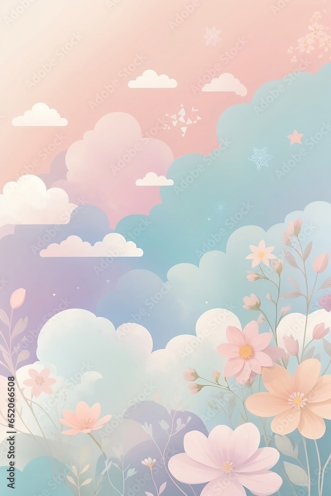 pink fantasy background