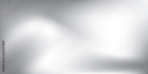 Abstract gray and white color gradient background. Vector illustration.