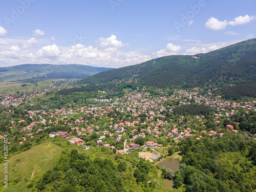 Aerial view of Vitosha Mountain, Bulgaria photo