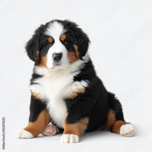 Charming Bernese Mountain Furball: Furry Charisma, Generative AI